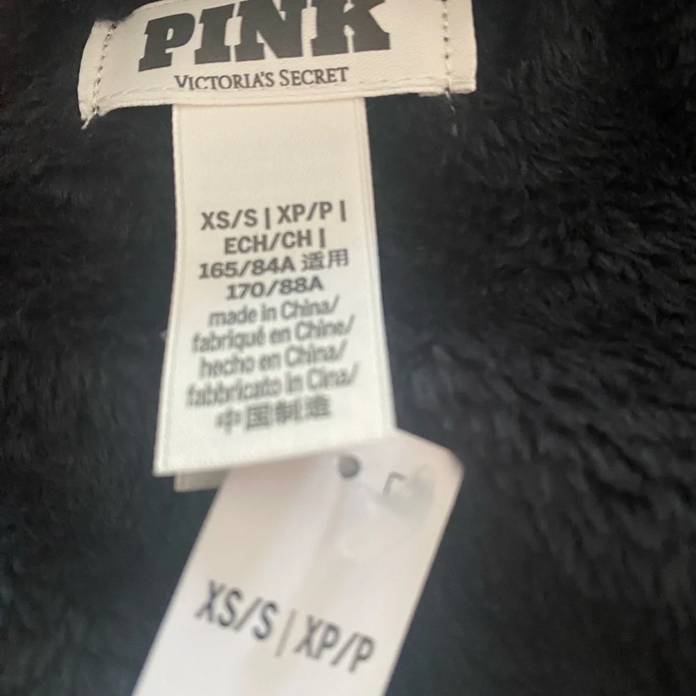 NWT Victoria's Secret Plush PINK Robe XS - Picture 5 of 6
